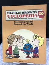 Charlie Brown&#39;s Cyclopedia Book Vol 10 People Around The World USED Vintage - £6.38 GBP