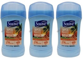3x Suave Antiperspirant Deodorant 24Hr Odor Protection TROPICAL PARADISE... - $16.82