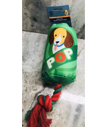 Squeakable/Roped Dog Toy Soda Can Shaped/W/ Fluffy Doggy Ears-Greenbrier - $294.04 MXN