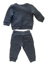 Baby Outfit Lot 2 Sets 12M Little Me Cat & Jack Train Quilted Jogger image 5