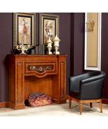 Luxurious Black Leather &amp; Wood Surround Chair - $1,365.00