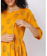 Trendy Feeding Zip Maternity Top &amp; Bottom Night Dress / Maternity Kurta ... - €35,90 EUR