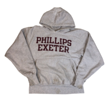 Phillips Exeter Academy Champion Reverse Weave Hooded Gray Sweatshirt Me... - £63.28 GBP