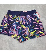 LIVI Active Lane Bryant Stretch Woven Shorts Multicolor Relaxed Fit Sz 1... - $21.29