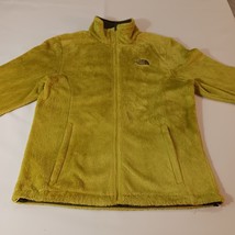 The North Face FT147 Women's Lime Yellow Long Sleeve Fleece Full Zip Jacket Sz M image 11