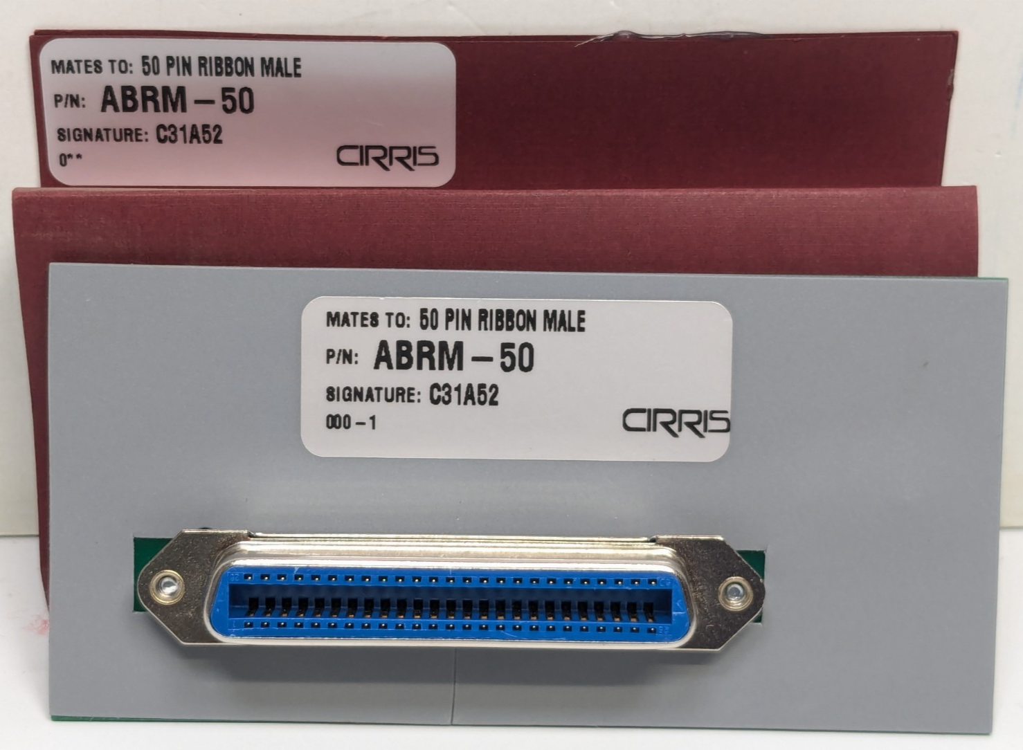 CIRRIS SYSTEMS ABRM-50 0.085″ (2.16mm) Ribbon Connector Adapter Signatur... - $69.29