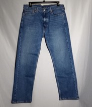 Levi&#39;s 505 Jeans Mens 38x30 Straight Leg  Medium Wash Western Cowboy Ran... - $25.73