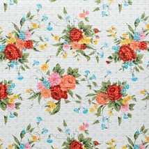 Pioneer Woman ~ Non-Adhesive ~ 12&quot; x 10&#39; Shelf Liner ~ Sweet Rose Pattern - £17.65 GBP