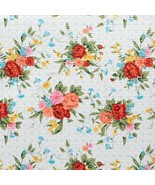 Pioneer Woman ~ Non-Adhesive ~ 12&quot; x 10&#39; Shelf Liner ~ Sweet Rose Pattern - £17.55 GBP