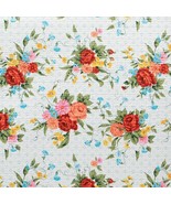 Pioneer Woman ~ Non-Adhesive ~ 12&quot; x 10&#39; Shelf Liner ~ Sweet Rose Pattern - £17.65 GBP