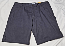 New Carhartt Shorts Rugged Flex Relaxed Fit Canvas Utility Work Gray Size 40 - $25.15