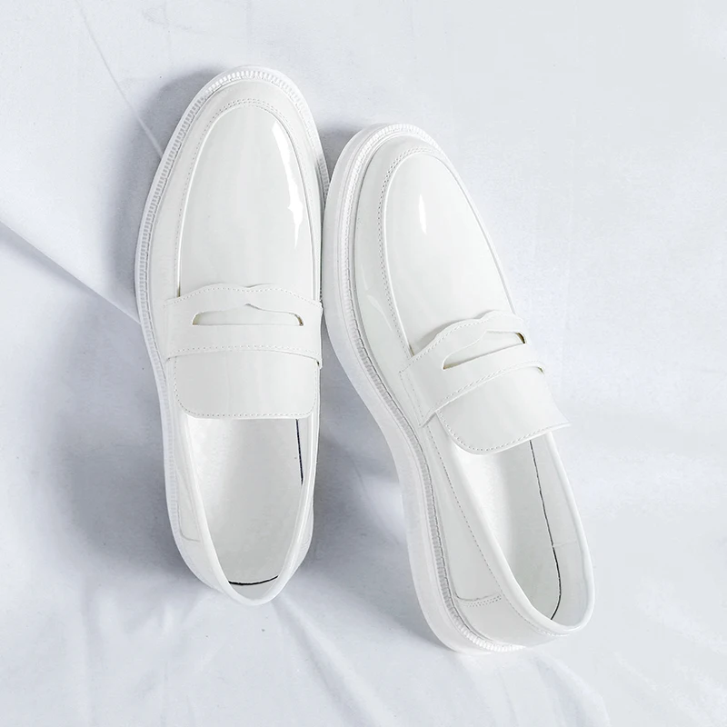 Men&#39;s Genuine Leathe White Oxford Comfortable Dress Shoes Originals Lace... - $91.53