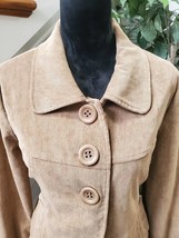 Erin London Womens Brown Single Breasted Three Buttons Front Coat Size Medium - £22.01 GBP