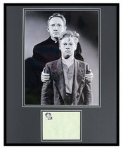 Mickey Rooney VINTAGE Signed Framed 16x20 Photo Display JSA Boys Town - £119.08 GBP