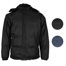 Men&#39;s Heavyweight Insulated Lined Jacket with Removable Hood BIGBEAR - $52.45