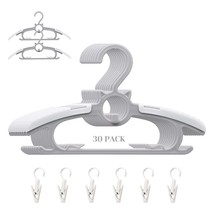 Baby Nursery Closet Hangers, Ultra Thin Non-Slip And Extendable Laundry ... - £40.60 GBP