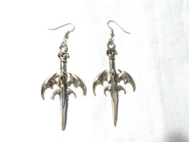 Tryche Queensryche Operation Mindcrime Usa Pewter Trych Sword Pendant Earrings - £17.20 GBP