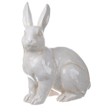 A&amp;B Home White Ceramic Rabbit Statue 12&quot;X7.5&quot;X15.5&quot; - £79.92 GBP