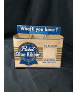 1954 Cardboard Pabst Blue Ribbon PBR 6 Pack Carton For Beer Bottles EMPT... - $99.99