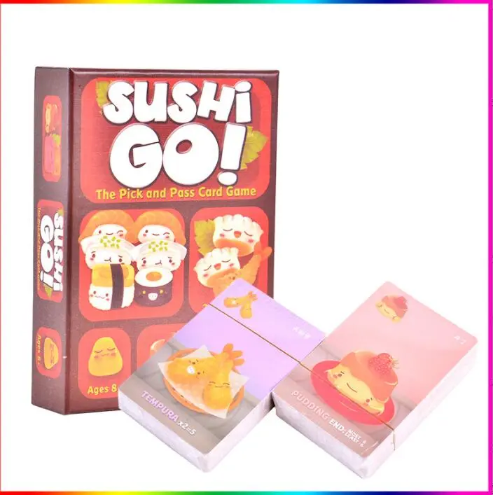 sushi board game Interactive Card Game Sushi Go Parent Child Party The Pick Pass - £12.94 GBP