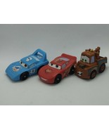 Mattel Cars Pixar Mini 2&quot; Cars Lightning McQueen, Tow mater Chick Cake T... - £7.72 GBP