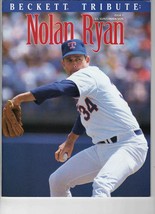 VINTAGE 1993 Beckett Nolan Ryan Tribute Magazine - £7.76 GBP