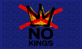 No Kings Flag Blue 3x5 FT - $25.20