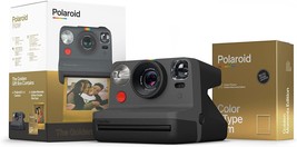 Polaroid Now Black I-Type Instant Camera - Golden Gift Box Camera + Film, 6151 - £152.80 GBP