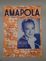 AMAPOLA - Pretty Little Poppy - Jimmy Dorsey - 1933 vintage sheet music - $10.15