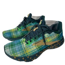 Brooks Launch 8 Mens Running Shoes Size 7 Plaid Green/Blue Athletic Madr... - $40.49