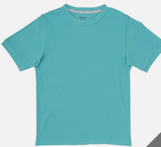 French Toast Little Boy&#39;s 2x2 Rib Tee, Drift Turquoise Sz L 10 / 12 NWT - £7.18 GBP