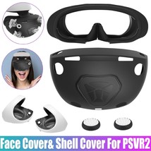 Silicone Accessories For Sony Psvr2 Vr Face Cove Protective Shell Thumbs... - £18.86 GBP