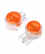 200 Pack Uy Wire Connector Uvital Waterproof Clear Button Telephone Wire... - £31.58 GBP