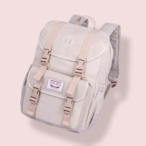 High Quality Canvas Laptop Backpack Women Pink Backpack Schoolbag For Teenager G - £43.49 GBP