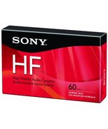 Sony C60HFR Single 60-Minute Type 1 Audio Cassette Tape - £6.69 GBP