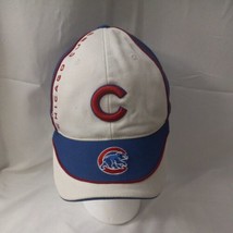 Vintage 90s Chicago Cubs Twins Enterprise MLB Baseball Cap Hat SPELLOUT Logo  - £12.61 GBP