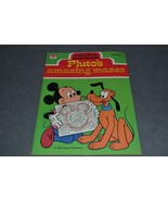 Pluto&#39;s Amazing Mazes Coloring Book Disney 1979 Whitman [NEW &amp; UNUSED] - $16.00