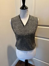 Mary Blair for Beverly Paige Gray Tweed Sleeveless Top SZ 6 VTG - £138.80 GBP