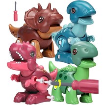 Take Apart Dinosaur Toys For Kids For Fine Motor Skills - Moveable Kids Dinosaur - £39.38 GBP