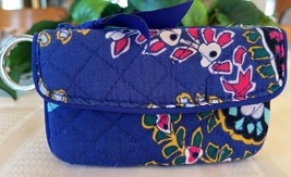 Vera Bradley Iconic Jen Zip ID Wallet Coin Purse Key Ring 22633 Romantic... - $19.00