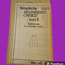 Simplicity 5232 Skirt Pattern M 10-12 1981 Uncut No Envelope Learn Sew Level 1 - $9.87
