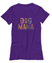 Dogs TShirt Dog Mama Purple-W-Tee  - £17.65 GBP