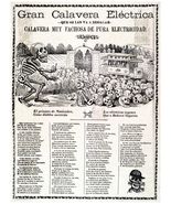 3232.Mexican Poster.Mexican Design.Catrina.Electric Calavera Skeleton Art Decor - $16.20 - $54.00