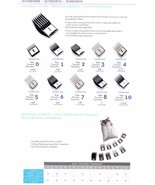 Oster Universal Guide Combs Attachments Set 10 &amp; 7 Units 76926 w/ Storag... - $46.11 CAD
