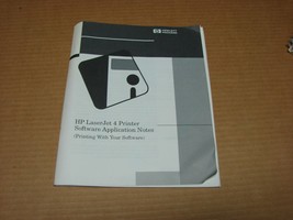 HP Laserjet 4 Printer Software Application Notes C2001-90934 - $14.85