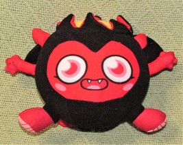 Moshi Monsters 5&quot; Plush Devil Black Red Stuffed Animal Spin Master 2011 Diavlo - £7.19 GBP