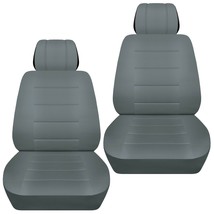 Front set car seat covers fits 1997-2020 Toyota Camry    solid steel gray - £55.87 GBP