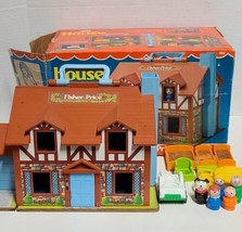 VTG (1980-1988) Fisher-Price Little People #952 Play Family House w/Orig... - £77.21 GBP