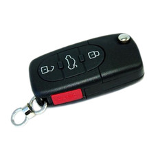 Flip Key FOB for Audi A6 1997 1998 1999 97 98 99 Remote Case with 4 Buttons - £23.56 GBP
