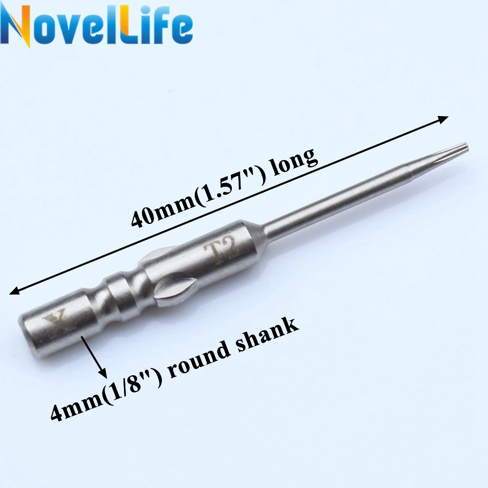800 Type 4mm Round Shank Magnetic Screwdriver Bit Set S2 Steel Precision Screw D - £153.29 GBP